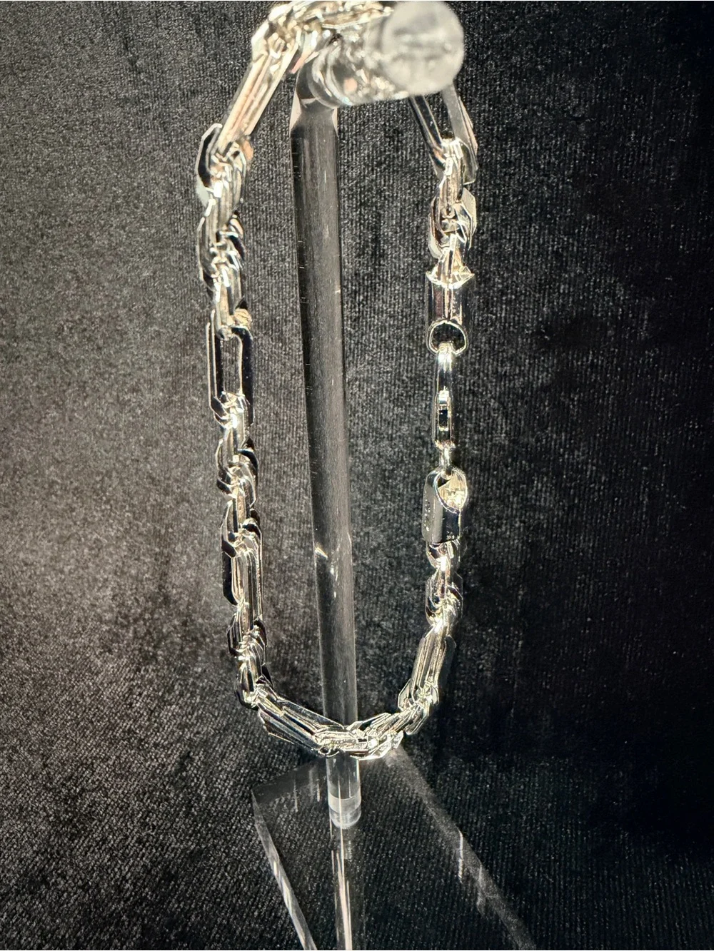 Figarope Milano Italy 925 Stamped Silver filled bracelet 10.9g Brand New